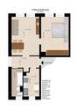 Grundriss - 2 Zimmer Etagenwohnung in Dessau-Roßlau