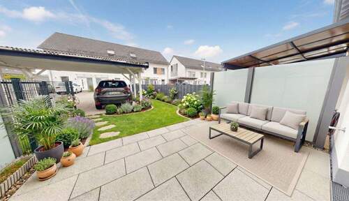 Außenbereich visualisiert - 5 Zimmer Reihenmittelhaus zum Kaufen in Meckenbeuren