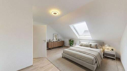 Schlafzimmer 3 - Reihenmittelhaus mit 142,20 m&sup2; in Meckenbeuren zum Kaufen