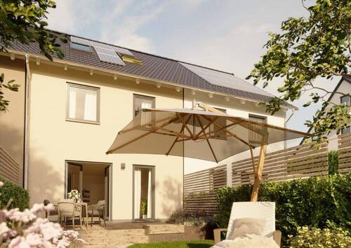 RH Mainz 128 - Gartenansicht - 5 Zimmer Reihenendhaus in Alperstedt
