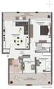 Grundriss der 3,5-Zimmer-Wohnung - 