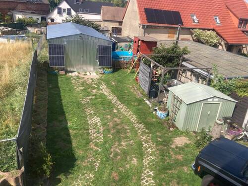 6. Garten mit Halle - 