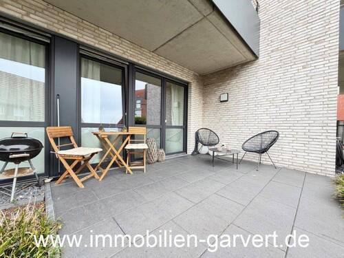 Ansicht - Vermietung - Wohnen im Ortskern von Borken-Weseke, 2-Zimmer-Erdgeschosswohnung mit Terrasse