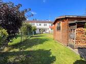 Gepflegter Garten mit Gartenhaus - 4 Zimmer Reihenmittelhaus zum Kaufen in Brunnthal