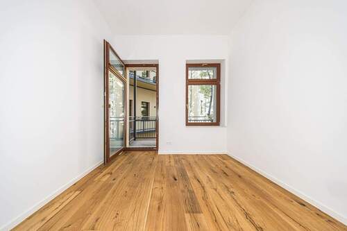 Küche mit Balkon - Etagenwohnung mit 119,00 m&sup2; in Leipzig zum Kaufen