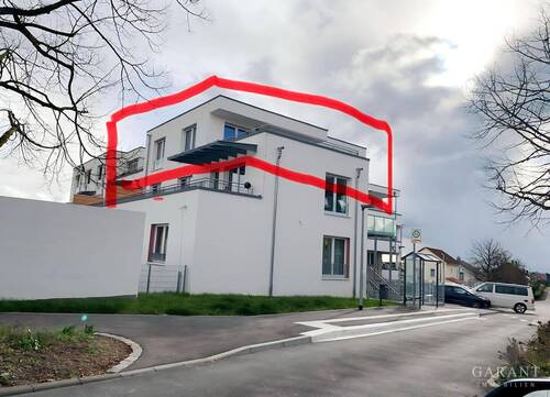 Ansicht Wohnung - 3 Zimmer Etagenwohnung zur Miete in Marbach