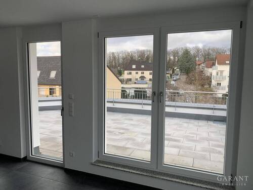 Balkon von Wohnen - Etagenwohnung mit 110,00 m&sup2; in Marbach zur Miete