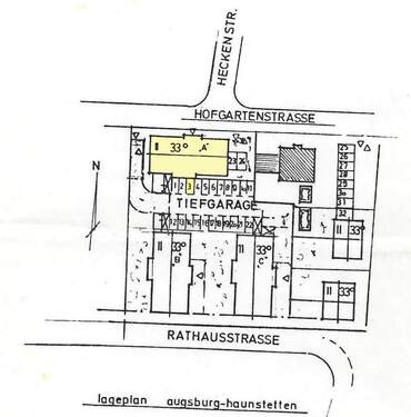 Hofgartenstraße - Lageplan - 