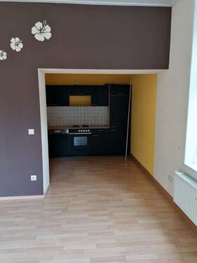 Wohnzimmer/Küche - Etagenwohnung mit 48,00 m&sup2; in Hirschberg zur Miete