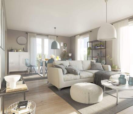 Bungalow-92-Wohnzimmer-2.jpg - 3 Zimmer Bungalow in Schillingen