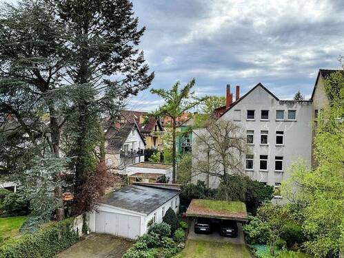 Blick von der Loggia - Etagenwohnung mit 100,00 m&sup2; in Braunschweig zur Miete