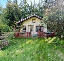 Ferienhaus im Erzgebirge - Bungalow auf Eigentumsgrundstück in idyllischer Waldrandlage von Pockau