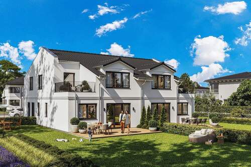 Visualisierung - Erstbezug: Helle 3-Zimmer Wohnung mit Einbauküche, Terrasse, Garten und Stellplatz