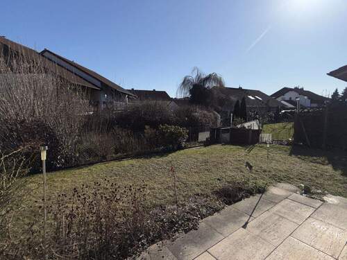 Blick von der Terrasse - Doppelhaushälfte mit 119,00 m&sup2; in Simbach am Inn zum Kaufen