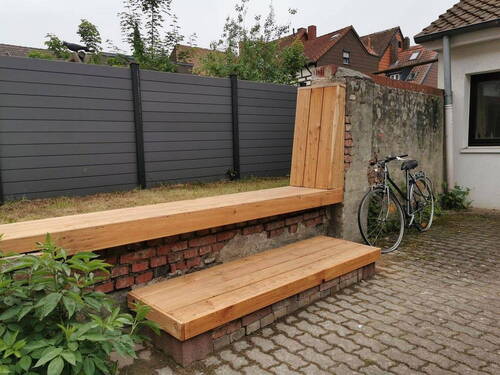 Eingang zum Garten vom Hof - 