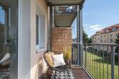 Balkon - * Leer, saniert und provisionsfrei * 2-Zi.-Wohnung * Citylage Bismarckviertel