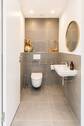 Gäste WC mit Goldakzenten - 