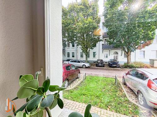 Blick aus dem Fenster - 3 Zimmer Etagenwohnung in Magdeburg
