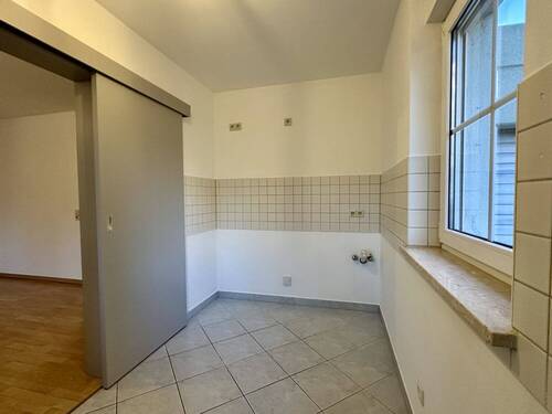 Blick in die Küche - 