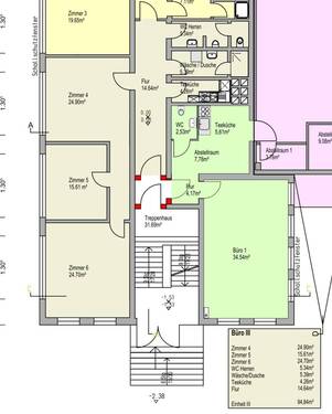 Plan Büro/Wohnung III 94m² - 