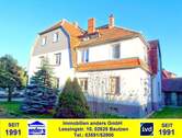Hausansicht - Moderne 3-Raum-DG-Wohnung mit gem. Wiesengrundstück nahe Bautzen
