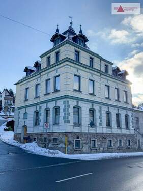 Außenansicht - Denkmalgeschütztes Liebhaberstück! - Mehrfamilienhaus mit Potenzial in Beierfeld
