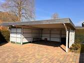Doppelcarport mit Abstellraum - 