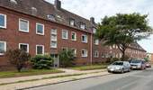 Ansicht vorne - Ruhige 1-Zimmer-Whg. in der Brüggemannstr. 58 Husum