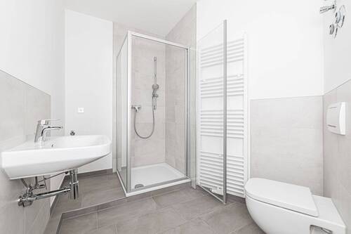 Badezimmer - Etagenwohnung mit 55,00 m&sup2; in Leipzig zum Kaufen