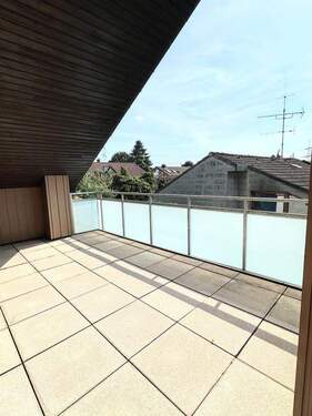 überdachter Westbalkon - 