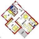 Grundriss - 3 Zimmer Etagenwohnung in Gäufelden