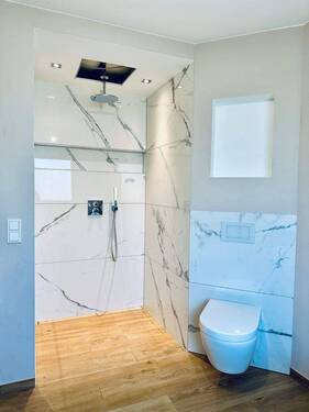 Die traumhafte Regendusche im OG - 