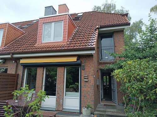 Rückansicht vom Garten aus - 5 Zimmer Reihenendhaus zum Kaufen in Hamburg