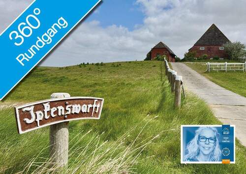 Ipkenswarft - Meerblick für dich & deine Feriengäste Glasfaser Resthof mit Stallgebäude Hallig Hooge UNESCO-Weltnaturerbe