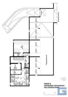 Geschossplan - Haus D - Kellergeschoss - 