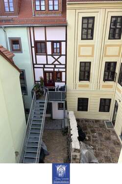 Blick in den Innenhof - Etagenwohnung mit 62,60 m² in Meißen zur Miete