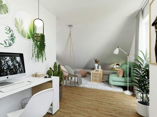 5_Visualisierung Gast Arbeiten Satteldach - 