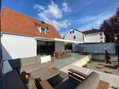 Terrasse Blick von der Lounge - 