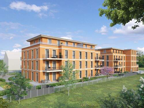 Gartenansicht - Etagenwohnung mit 104,20 m² in Dresden zum Kaufen