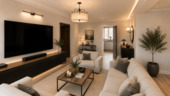 Wohnzimmer/Unverbindliche Illustration - 
