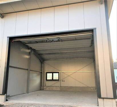 Rolltor Breite 6,00m - Neue frostsichere Halle zur Miete in Flachslanden OT