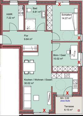 WE 1, H 2 - 3 Zimmer Etagenwohnung in Werlte