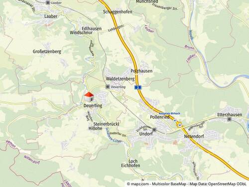 Geolyzer Kartenausschnitt - 