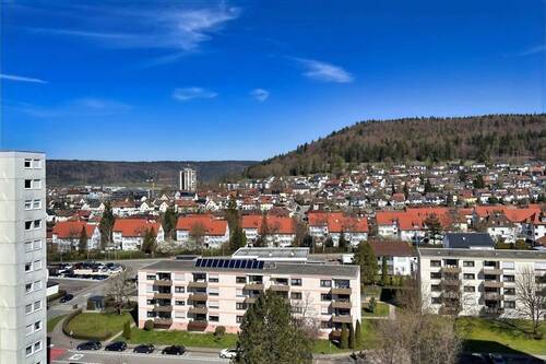 Blick vom Balkon über Tuttlingen - 