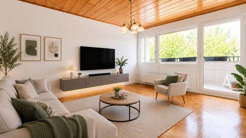 Wohnzimmer - Einrichtungsvorschlag - ***Frisch renovierte 2-Zimmer-Wohnung mit Balkon in Duisburg-Hochfeld***