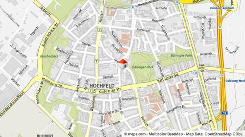 Geolyzer Kartenausschnitt - 