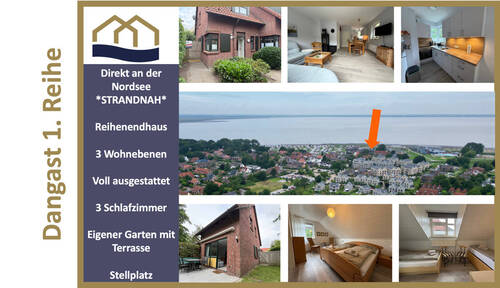 Bild 1 - Beste Lage in Dangast! ReihenENDhaus mit Garten, PKW-Stellplatz, in nur wenigen Gehminuten am Strand!