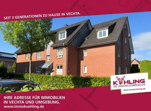 Bild 1 - Gepflegte 3-Zimmer-Wohnung mit Balkon & Stellplatz in attraktiver Lage von Wildeshausen!