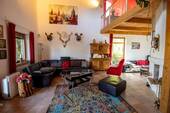 Wohnzimmer - Einfamilienhaus mit 180,00 m² in Chieming zum Kaufen