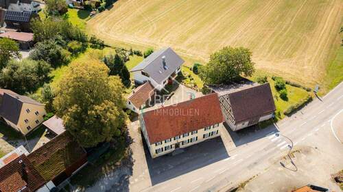 Vogelperspektive - 2 Zimmer Mehrfamilienhaus, Wohnhaus zum Kaufen in Bühlertann / Fronrot